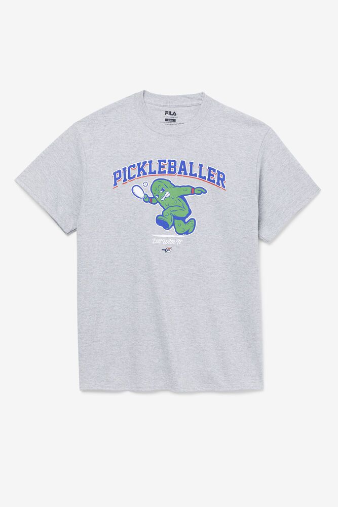 Fila Tričko Panske Pickleballer Siva - PXSGN4092